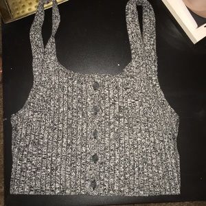 Silence + Noise Ribbed Tank/ Crop Top